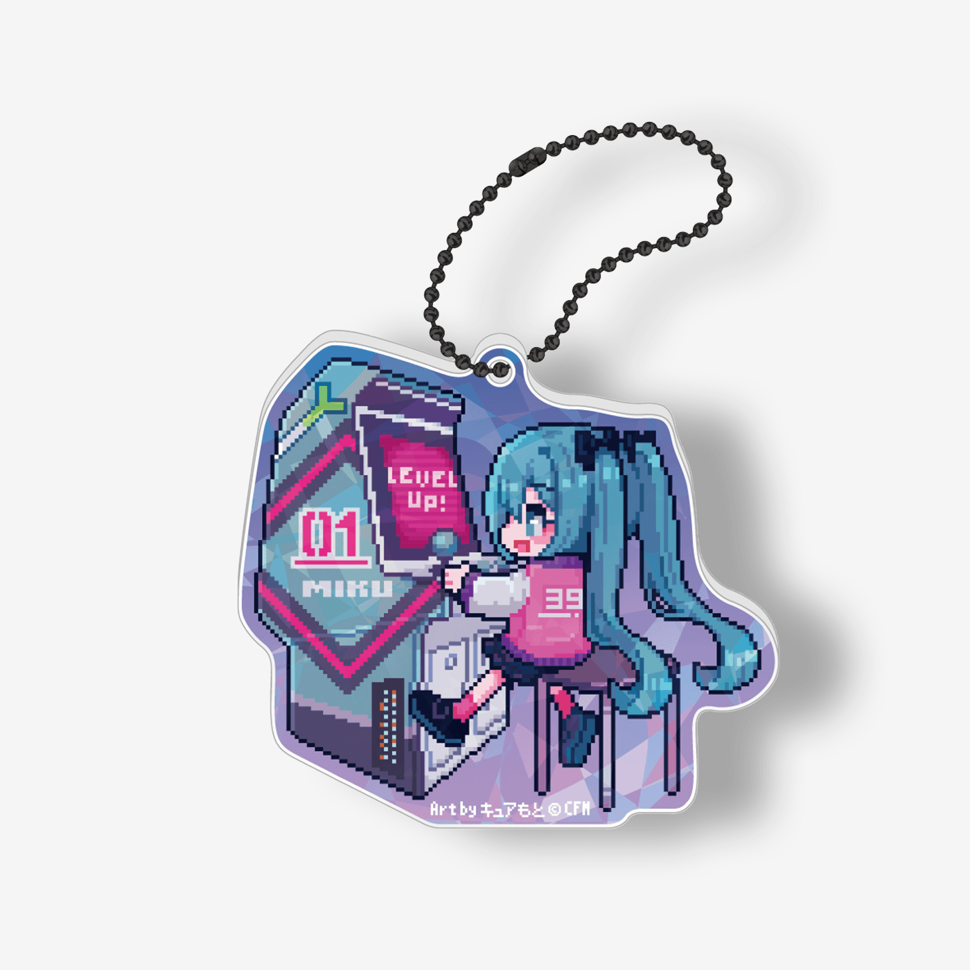 39Culture 2025 RETRO Hologram Acrylic Keychain Hatsune Miku